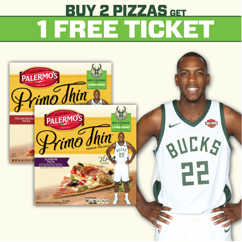 Palermo’s Teams Up with the Milwaukee Bucks for Ticket Promotion