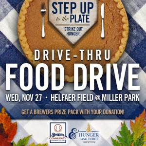Join Us at the Thanksgiving Drive-Thru Food Drive at Miller Park