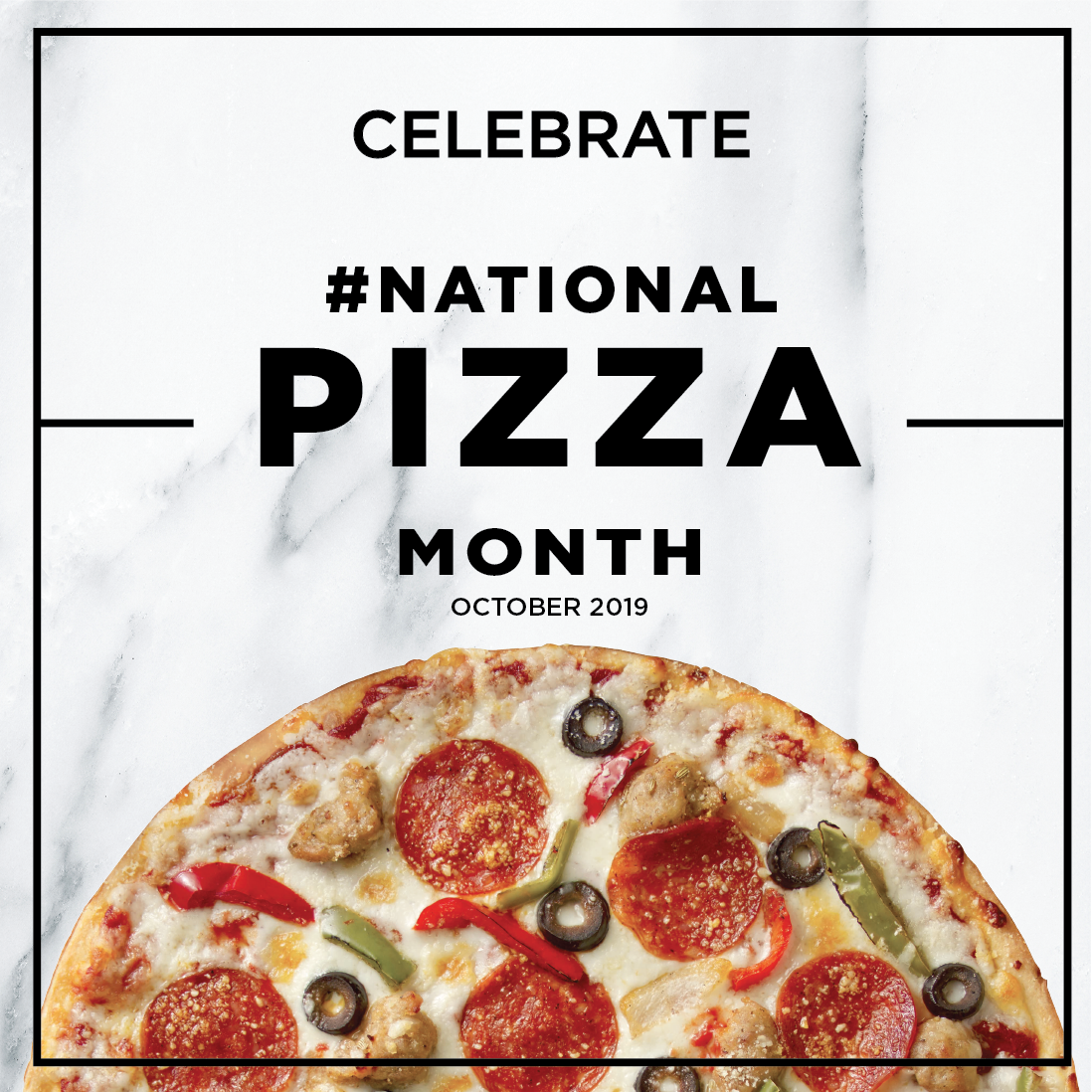 October is National Pizza Month