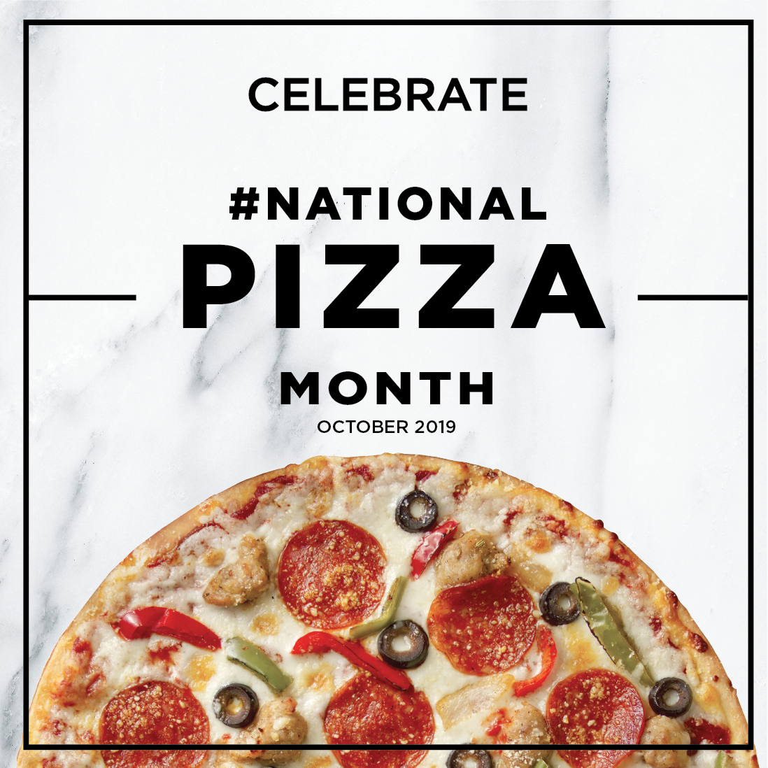 Happy National Pizza Month, October is National Pizza Month. We thank you  America's pizzerias and the amazing people of the pizzeria industry. Have  the BIGGEST October ever! Happy