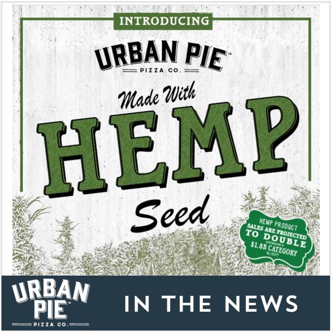 Urban Pie™ Pizza Co. Launches Artisan Hemp Seed Crust Pizzas