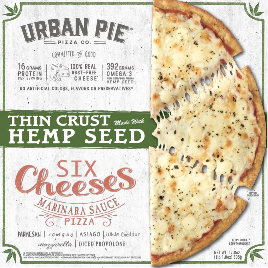 2020 – URBAN PIE HEMP CRUST DEBUTS IN THE FROZEN AISLE 