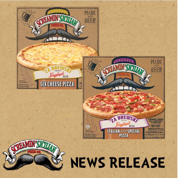 Screamin’ Sicilian and Jacob Leinenkugel Brewing Company Release New Flavors of Beer Infused ‘Za Brewski Pizza  