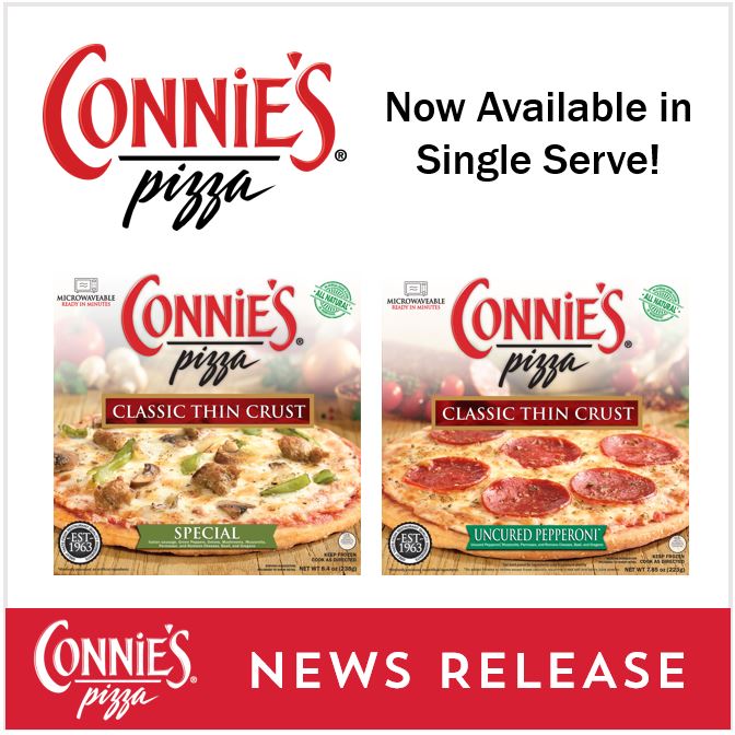 Connie’s Frozen Pizza Releases Single Serve Pizzas & New Chicago Inspired Flavor