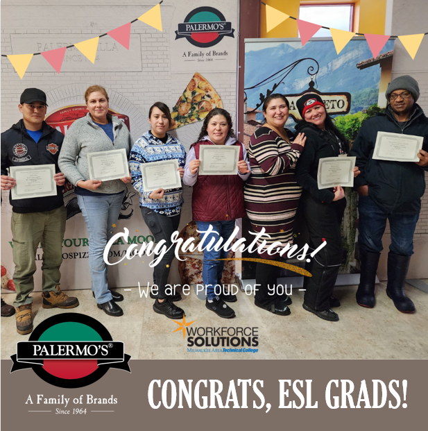 Congrats to Our ESL Grads