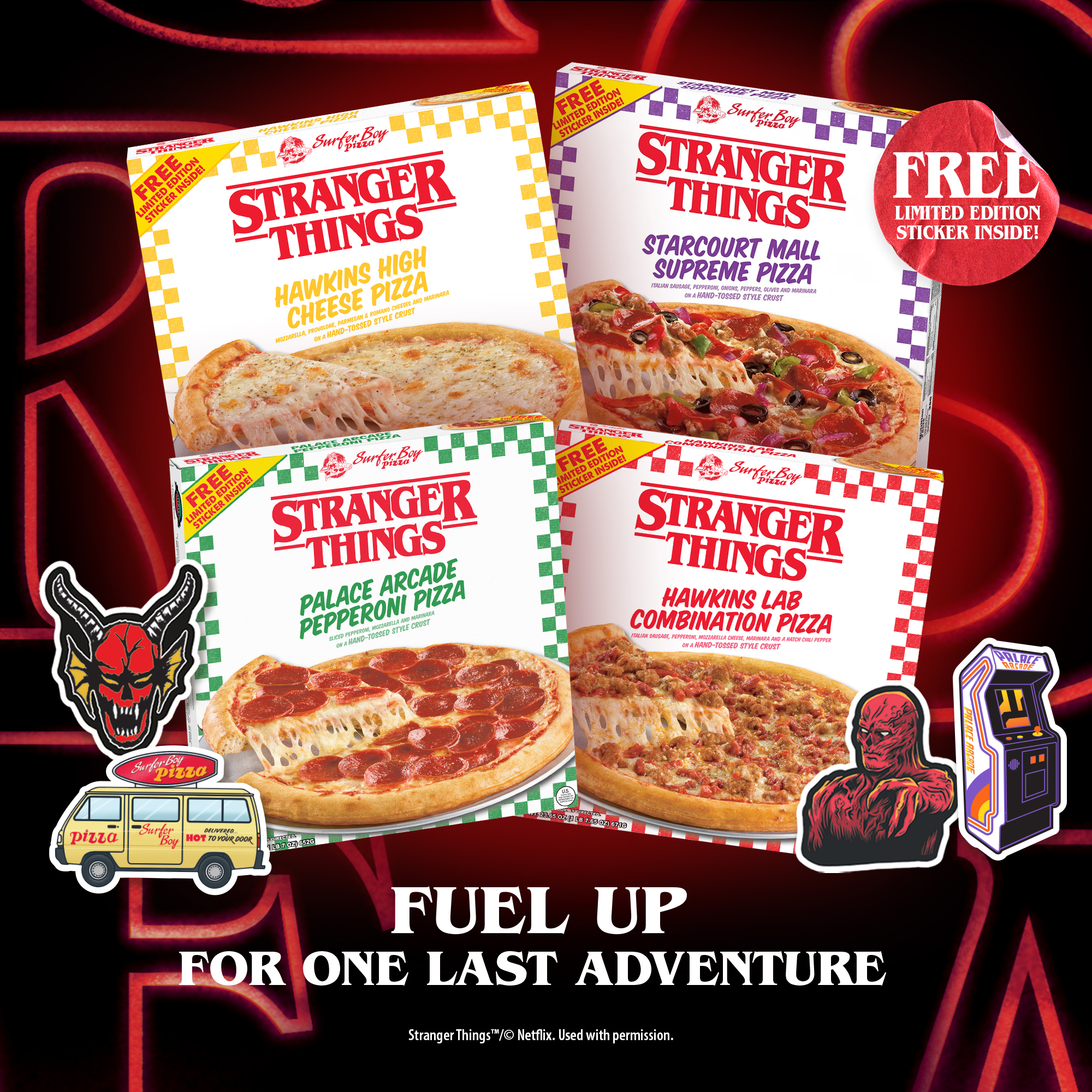 Stranger Things Surfer Boy Pizza Returns